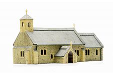 Dapol Model Railway Village Church Plastic Kit - OO Scale 1/76