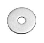 1/4" x 1" Stainless Fender Washer,18-8 (304) Stainless Steel Flat Washer,1/4" ID x 1" OD x 0.074" Thick(40Pcs)