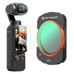 K&F Concept CPL Filters Compatible with DJI Osmo Pocket 3, Polarizer Multi-layer Coatings with Alloy Frame Polarizing