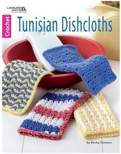 Leisure Arts LEA6371 Tunisian Dishcloths Bk