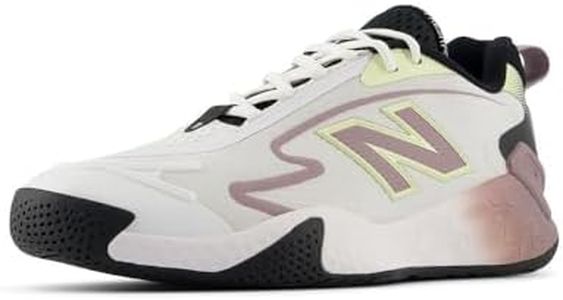 New Balance Men's Fresh Foam X Ct-Rally Tennis Shoe, White/Black, 8.5