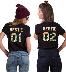 Soul Couple Bestie 01 Shirts Best Friends T-Shirts for 2 BFF Tees Matching Friends Shirts