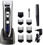 Surker Model RFC-688BA Electric Foil Hair Trimmer for Men with Clean & Charge Station, Electric Men's Women’s Hair Clippers Cutter Clippers Shavers, Cordless Shaving System