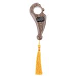 Digital Finger Tasbeeh Misbaha Counter for Prayer Islamic Tasbih Muslim (Light Brown Wood)