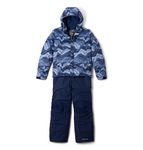 Columbia Unisex Kids Buga Set, Snowsuit Ski Jacket and Pants Set, Collegiate Navy Tectonic, Size XS