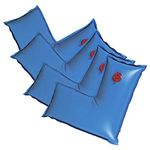 Robelle 3802-04 Deluxe 16g. Blue 2-Foot Corner Winter Water Tube for Swimming Pool Covers, 4-Pack