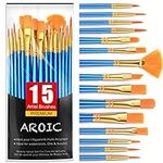 AROIC Acrylic Paint Brush Set, 15 p