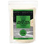 Armasong 19 lbs RAW Dead Sea Salt with Organic Aloe Vera, not Cleaned, Still Contains All Dead sea Minerals Including Dead sea Mud, Fine Medium Grain Large resealable Bulk Pack