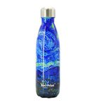 Star Print Bottle, Van Gogh The Starry Night, Double Wall Vacuum Insulated Stainless Steel Water Bottle, 17 oz