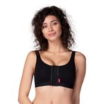 LIPOELASTIC PI Active Variant - Post-Surgery Compression Bra, Black, L