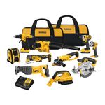 DEWALT 20V MAX* Cordless Drill Combo Kit, 10-Tool (DCK1020D2)