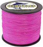 Hercules Super Cast 1000M 1094 Yards Braided Fishing Line 100 LB Test for Saltwater Freshwater PE Braid Fish Lines Superline 8 Strands - Pink, 100LB (45.4KG), 0.55MM