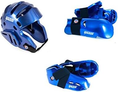 Lightning Blue Karate Sparring Gear Package Deal - Child Small