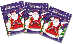 Christmas Milk Chocolate Advent Calendar 2024 - Dairy Milk 24 Days Christmas Countdown Bundle Pack of 3x90g. Ideal Xmas Gift, Secret Santa Gifts, Christmas Chocolate Stocking Filler with Topline Card