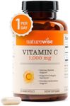 NatureWise Vitamin C 1000mg, Vitamin C Capsules - Dietary Supplement for Immune Support - Vegan, Non-GMO, Gluten Free - 120 Count[4-Month Supply]