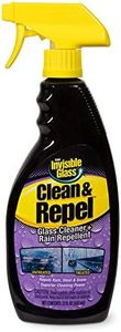 Invisible Glass 92184 Premium Glass Cleaner with Rain Repellent for Exterior Automotive Glass and Windshields to Shield Against Rain, Snow, and Sleet, 22 Fl Oz, Pack of 1