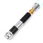 Saberforms Lightsaber Dueling Light Saber with12 RGB Colors 16 Sound Fonts and Motion Control, Force FX Lightsabers with Premium Metal Handle and Replaceable Blade, Light Sabers for Adults, Kids