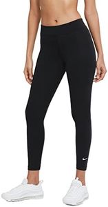 Nike Women's Crop Leggings, Black/White, X-Large-XX-Large UK