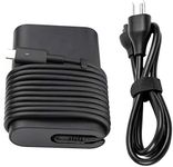 NEW 65W Type C AC Charger Adapter Cord for Dell LA65NM170, DA30NM150, LA45NM150, 02YKOF, Dell XPS 12 9250, Dell Latitude 11 5175 5179, Latitude 13 7370 7390 2-in-1, Latitude 14 5490 7490 Laptop