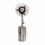 7 star DECOR Stainless Steel Outdoor Mist Fan with 80L Water Tank, Copper Motor, 180° Oscillation, 198 cm Height, for Wedding, Garden, Restaurant & Events