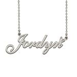 Heart Name Necklace for Women Silver Jordyn Ideal