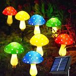 Eidoct Mushroom Solar Lights Outdoo