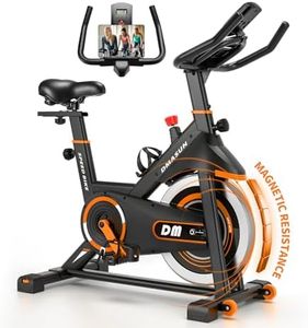 DMASUN Exercise Bike, Silent Magnetic Resistance Stationary Bike for Home with 330 LBS Capacity, Pedals with Anti-loosening Nuts, Indoor Bike with Digital Display