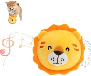 QITELL Active Plush for Small to Medium Dogs - Interactive Squeaky Moving, Bouncing, Washable