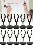 Universal Magnetic Curtain Holders, Anti-slip Magnet Mount Quick Release Magnetic Hook for 1.06-1.3 in Tool Application for Laundry Kitchen Bathroom Utility Room Garage Shed Garden - 10 Pack