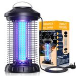 Mosquito Killer, Electric Fly Killer, 4200V Fly Zapper 18W Insect Mosquito Trap with UV Light, Bug Zapper 100m² Coverage, Effective Fly Lamp for Mosquitoes, Flies, Moths,Wasps for Indoor Outdoor