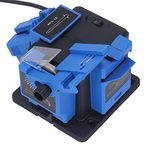 Oumefar Electric Sharpener, Electric Drill Bit Sharpener Multi Function Scissor Drill Sharpening Machine Tool Household Electric Cutter Sharpening Machine for Grinding