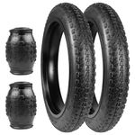 MEGHNA 2-Pack 27.5x 3.0 Electric Bike Tyres 27.5" Fat Bike Tyres Foldable Tyre for E-Bike/Snow Bike/MTB