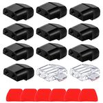 GIHENHAO 12 Pcs Deer Whistles for car,Deer Warning Unit for for Car/Truck/Vehicle/Motorcycle(10pcsBlack,2pcs Clear