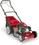 Mountfield SP53 Petrol Lawnmower, Self-Propelled, 51 cm Cutting Width, Easy-to-use, Up to 650m², Includes 60 Litre Grass Collector, Ergonomic soft-grip handlebar