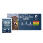 by Amazon Complete Food for Adult Dogs, Meat Selection In Jelly, 4.8 kg (48 Packs of 100g)