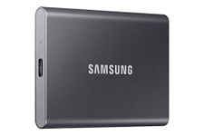 SAMSUNG T7 4TB, Portable SSD, Grey, up to 1050MB/s, USB 3.2 Gen2, Gaming, Students & Professionals, External Solid State Drive (MU-PC4T0T/AM), Grey [Canada Version]