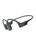 SHOKZ OpenRun Bone Conduction Headphones, Open-Ear Bluetooth Sports Earphones with Mic, IP67 Waterproof Wireless Headset for Running and Workout, 8H Playtime, USB-C - Black, Sport headband