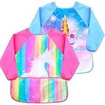 Sylfairy Kids Art Smocks Waterproof Children Art Smock Kids Art Aprons