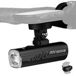 Magicshine Bike Lights RN 1500S, Bicycle Lights for Night Riding with Underneath Mounted, FTR LightSync Control, USB Rechargeable, Bike Light Front and Back for Road Mountain Cycling