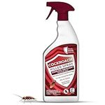 Cockroach Killer Spray 1ltr - Instant Spot Treatment, Triple-Action Formula Kills Adults, Eggs, & Nymphs, Safe for Household Use, Long-Lasting Protection, Part of a Comprehensive Pest Control Plan