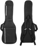 VEKTO Electric Guitar Gig Bag Padded Soft Guitar Case with 900D Waterproof Fabric, 2 Storage Pockets, Adjustable Backpack Straps, Portable Lightweight Guitar Bag, Black