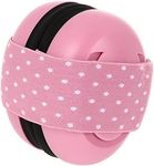 Toddmomy Baby Ear Muffs Noise Blocking Headphones Infant Noise Reduction Earmuffs with Elastic Headband Ear Protection for Newborn Toddler Boys Girls Pink