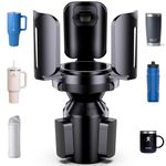 odbowuge Cup Holder Expander Adapter, Extension Arm and Adjustable Base Car Cup Holder Expander for Yeti Ramblers, Fits Less Than 5.51" Large Bottles & Mugs & Foods & Drinks (10-65 oz)