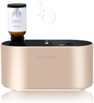 SOICARE Cordless Rechargeable Waterless Diffuser for Essential Oils, Battery Operated Wireless Portable Nebulizing Essential Oil Diffuser, Scent Diffuser for Home Office Hotel Collections (Rose Gold)