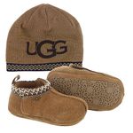 UGG Kids Baby Tasman Beanie Slipper, Chestnut, 0.5 UK Child