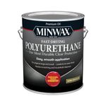 Minwax Fast-Drying Polyurethane Protective Wood Finish, 350 VOC, Warm Semi-Gloss, 1 Gallon