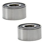 Othmro 5201-2RS/3201 Angular Contact Ball Bearing 12x32x15.9mm Sealed Bearing 2PCS