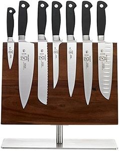 Mercer Culinary Genesis 8-Piece Magnetic Board Knife Set, 14 1/8 x 10 1/4, 13 inch high, Stainless Steel
