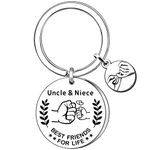 AMZQ Uncle Gifts from Niece Uncle Birthday Gifts Keyring Christmas Father's Day Gifts