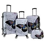 World Traveler Butterfly Luggage, 4